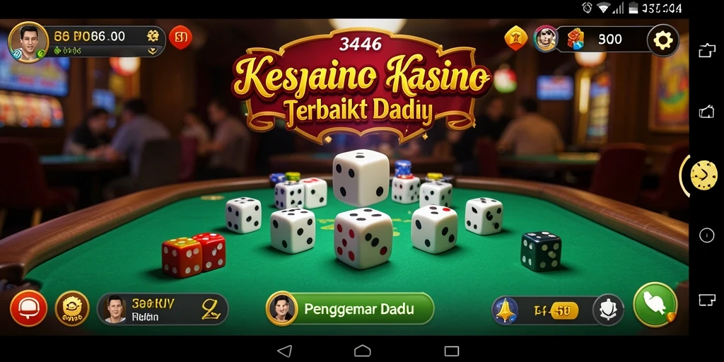 Screenshot permainan Kasino 3446 menampilkan aksi seru dan grafis menarik.