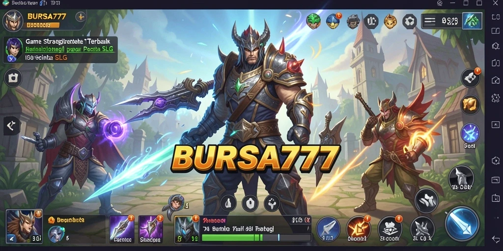 Tampilan seru gameplay BURSA777 yang menantang strategi.