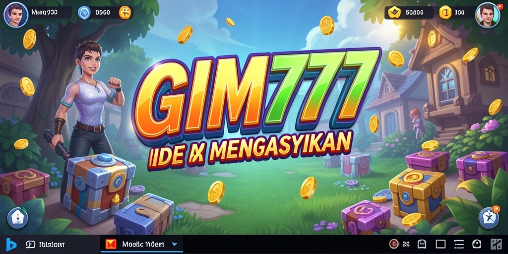 Screenshot utama yang menampilkan gameplay GIM777 yang menarik.