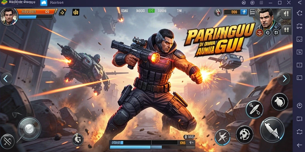 Screenshot gameplay ID66 menampilkan aksi mendebarkan dan pertempuran seru.