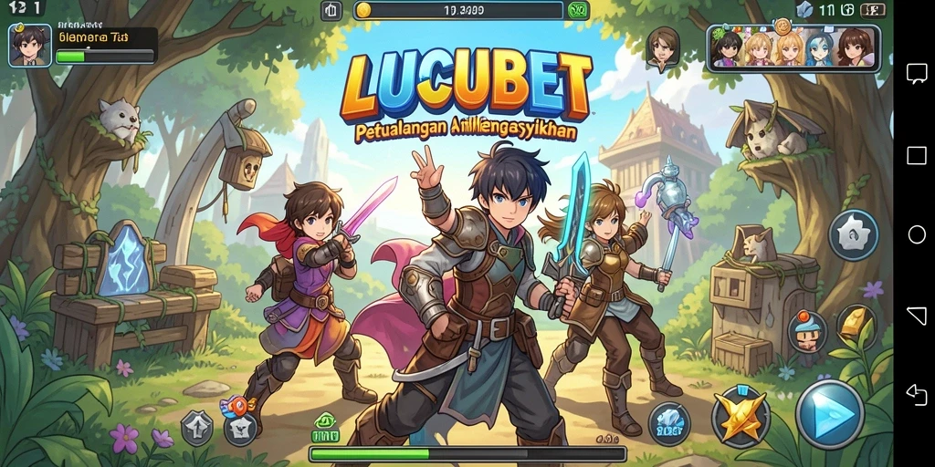 Melihat karakter Anime beraksi dalam gameplay yang seru.