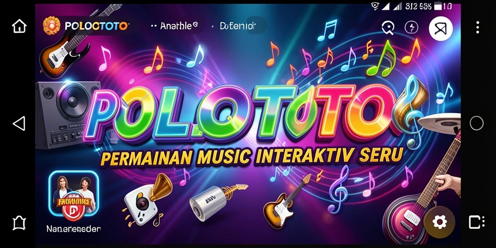 Screenshot POLOTOTO menampilkan gameplay bermain musik yang interaktif dan seru.