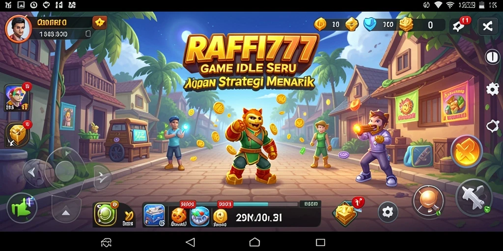 Tampilan gameplay RAFFI777 yang menarik dan berwarna.